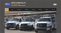 Desktop Screenshot of bellairconditioningaz.com